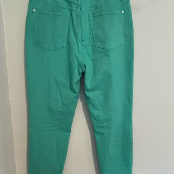 Judy Blue Green Skinny Jeans Vibrant Style - Picture 2 of 4